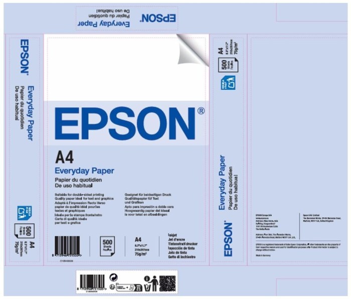 EPSON A4 EVERYDAY PAPER 500 SHEETS