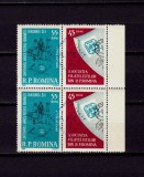 RO 1963 / LP 557 ,&quot;Conferinta AFR pe tara-supra./vinieta&quot;,serie pereche V,MNH, Nestampilat