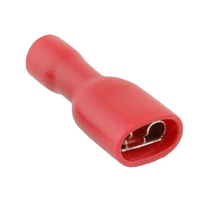 Papuc 6.3mm mama rosu izolat foto