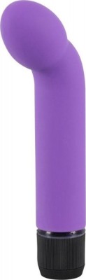 Vibrator Punctul G+P, Multispeed, Silicon, Mov, 16 cm foto