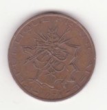 Franța 10 franci 1978 - harta Franței., Europa