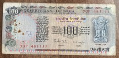 B11 32 - Bancnota foarte veche - India - 100 rupii