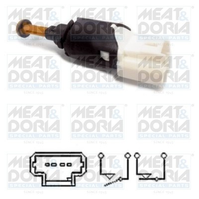 MEAT &amp; DORIA 35061 Comutator lumini frana