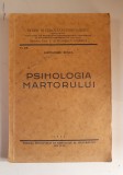 Alexandru Rosca - Psihologia martorului - 1934