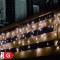 Perdea de lumini, 200 LED, alb, pt exterior, cu legare in serie