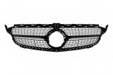Grila crom/neagra cu diamant, potrivita pentru Mercedes C-Class W205 sedan, S205 break, C205 coupe 2019-2020 cu deschidere pentru camera Performance A