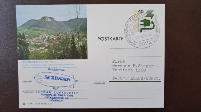 ZEPPELIN 1975 Schwab St.bord PERFECTA foto