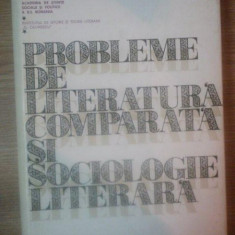 PROBLEME DE LITERATURA COMPARATA SI SOCIOLOGIE LITERARA , 1970