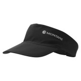 Viziera Trail Running Montane Trail Lite Black, Protectie Solara, Banda Coolmax, Usoara, Poliester/Elastan