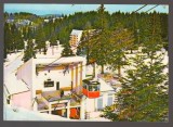 CPIB 25149 CARTE POSTALA - POIANA BRASOV, STATIA TELEFERIC PLECARE, CIRCULATA, 1975, STAMPILE, TIMBRU