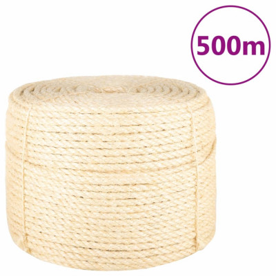 vidaXL Fr&amp;acirc;nghie, 500 m, sisal 100%, 10 mm foto