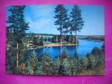HOPCT 16060 PEISAJ..PE LAC --STAMPILA / TIMBRU -FINLANDA -EUROPA -CIRCULATA