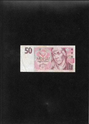 Cehia 50 korun coroane 1997 seria493076 foto