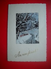 HOPCT 9082 ANUL NOU FERICIT / -FELICITARE CRACIUN / AN NOU -2 FILE -CIRCULATA