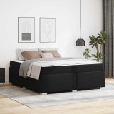 vidaXL Cadru de pat Altele Negru 180 x 200 cm Piele artificială
