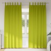 VidaXL Perdele opace cu perdele 2 pcs Verde măr 225 x 140 cm Poliester