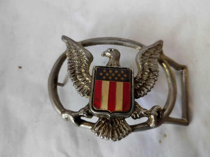 bnk div Catarama metalica de curea - Vultur cu steagul american