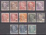 A12 S6 10 - Timbre foarte vechi - Danemarca - regalitate, Regi, Stampilat
