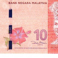 M1 - Bancnota foarte veche - Malaezia - 10 ringgit