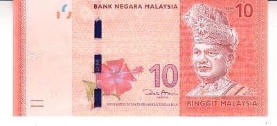 B11 5 - Bancnota foarte veche - Malaezia - 10 ringgit foto