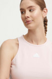 Adidas top Future Icons femei, culoarea roz, IW5295