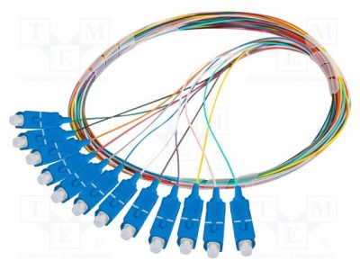 Dispozitiv fibră optică LANBERG SC/UPC 2m LSZH 12 buc foto