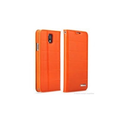 Husa Piele Flip Rock Elite Samsung Galaxy Note 3 Orange foto