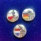 E294-Lot 3 medalii UNC Germania-Olanda-Polonia-Ucraina colaborare 2012.