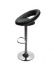 Scaun bar cu spatar ABS 151, rotativ, cadru cromat, inaltime reglabila, suport picioare, 100 kg