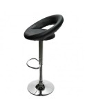 Scaun bar cu spatar ABS 151, rotativ, cadru cromat, inaltime reglabila, suport picioare, 100 kg