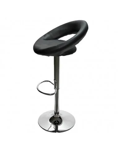 Scaun bar cu spatar ABS 151, rotativ, cadru cromat, inaltime reglabila, suport picioare, 100 kg