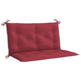 Perna banca de gradina rosu vin 100x(50+50)x7cm material oxford