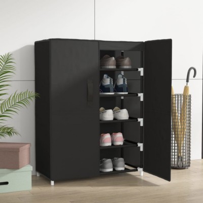 Pantofar, negru, 60x28x90 cm, material textil foto