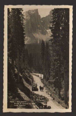 CPIB 21770 - CARTE POSTALA - DOLOMITI, STR CAREZZA, EDITURA FRANZL, BOLZANO foto