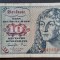 Bancnota 10 DM 1977, RFG - A 3935