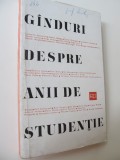 Ganduri despre studentie - ***