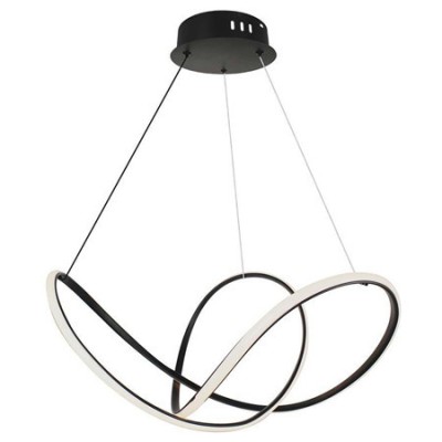 CANDELABRU LED 49W 3000K 70X120CM - NEGRU foto