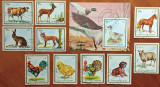 FUJEIRA -&#039;&#039;Fauna-Animale de curte domestice&#039;&#039; Set 10v+Colita-scan, Stampilat