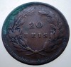 7.391 PORTUGALIA CARLOS I 20 REIS 1891, Europa, Bronz