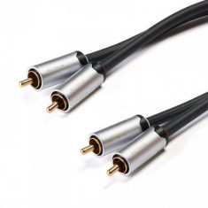 Cablu audio Serioux Premium Gold 2x RCA Male - 2x RCA Male 1.5m foto
