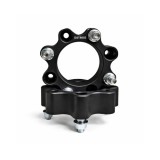 Distantier ATV 40 mm 4x110 centrare 90.2 cu 8 piulite M10x1.25 set 2 bucati aluminiu forjat negru Cod: DST8002