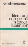 Romul Munteanu - Literatura europeana in epoca luminilor