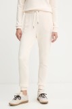 Armani Exchange pantaloni culoarea bej, uni, XW000750 AF14284