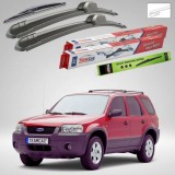 Cumpara ieftin Ștergătoare Ford Maverick Gen II SUV 2000-2007 | Set Față și Spate Flat &ndash; TeamCar&reg;