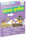 Carte de colorat si activitati cu semne grafice