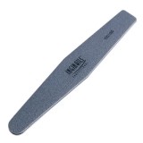 Inginails Professional Pilă de unghii, gri cu centru negru, lavabilă și dezinfectantă 100/180