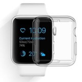 Husa apple watch series 2/3 38 mm full tpu 360 transparent, Flippy