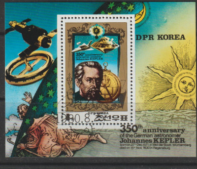 Korea de Nord 1980 , Aniversare Johannes Kepler foto