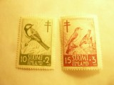 3 Timbre Finlanda Pasari 1951 1 val si 1952 2 valori