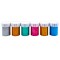 Acuarele guasa, set 6 culori metalice, 22 ml/flacon, pe baza de apa, pensula inclusa, pentru multiple suprafete